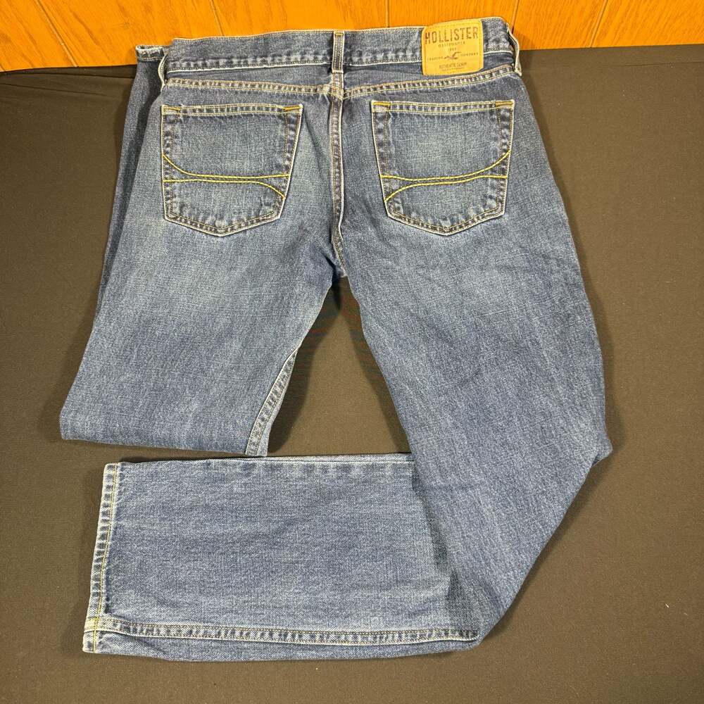 Hollister Authentic Denim Straight Leg Jeans 33x32